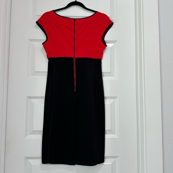 Elegant Red and Black Dress - Picture 5 of 7